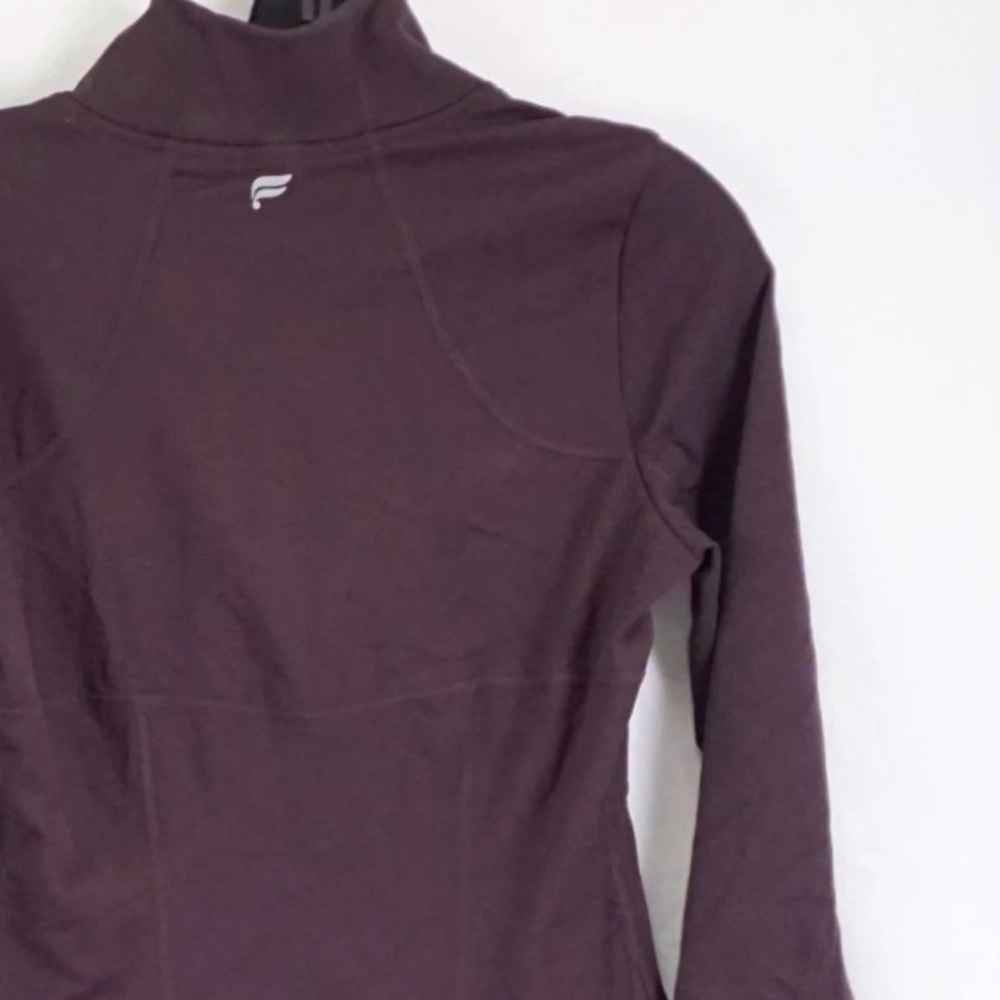 ❌SOLD❌ NWT [Fabletics] Cold Weather Full-Zip Long-Sleeve Jacket Plum Women's S - Picture 5 of 8